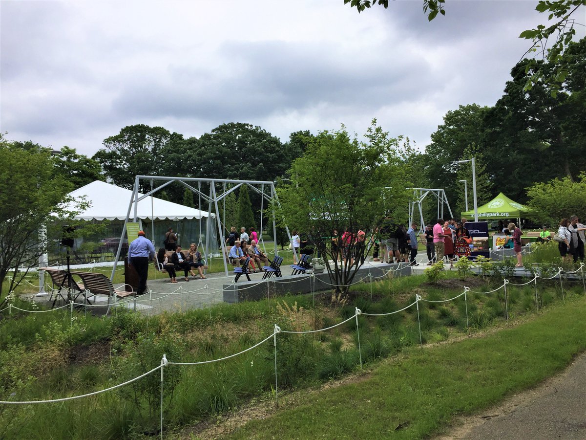 GreenBldgUnited's tweet photo. Parkside Edge is the new front porch to East Fairmount Park, a combination of community parklets and green stormwater infrastructure that creates a new national model for civic common spaces. Join us on 9/25 to celebrate our finalists &amp; awardees! https://t.co/24XagErBLJ https://t.co/kIJyh90c1z