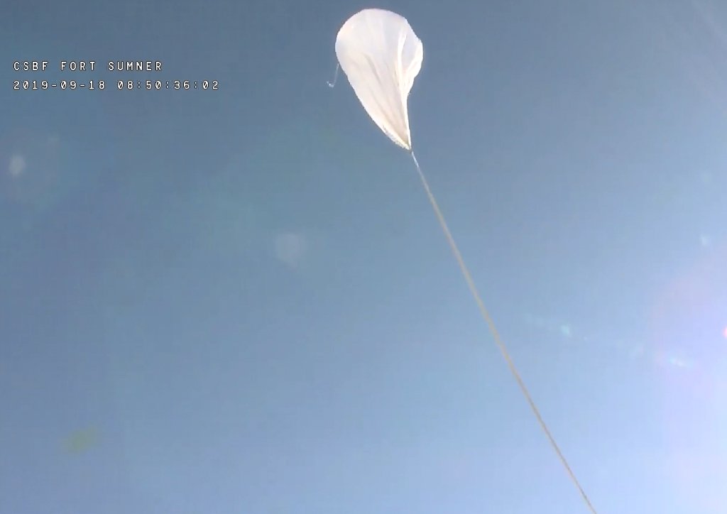 stratoballoon's tweet image. #BITSE Solar Telescope mounted on the #WASP platform has been launched from NASA balloon base in Ft. Sumner (NM) at 14:55 utc. 

Track the balloon in real time at: towerfts.csbf.nasa.gov/Maps/ConvGps69…