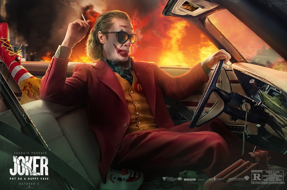Bosslogic's tweet image. Riding Through My City #joker @jokermovie