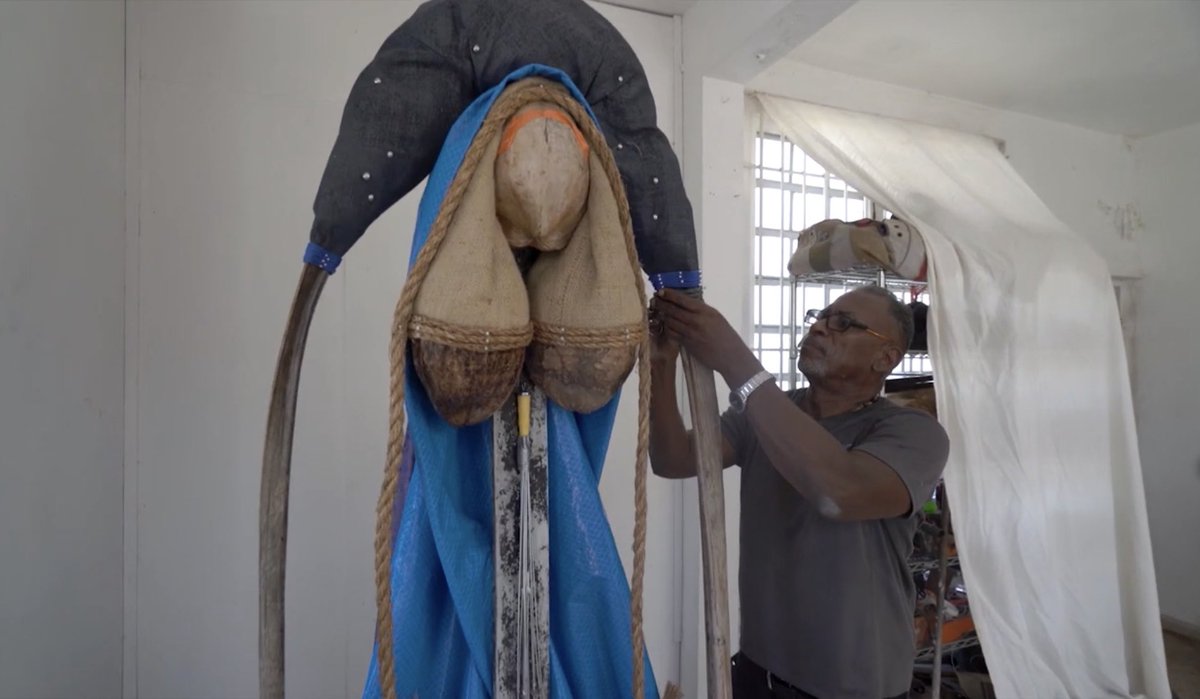 SandenWolff's tweet photo. We bring you Puerto Rican artist Daniel Lind Ramos. His work ‘Maria-Maria’ uses found objects sourced from his community of Loiza, PR to assemble narratives around the notion of creation and deconstruction in the wake of Hurricane Maria. https://t.co/F7mVUpAtQc
Dir Noah Therrien https://t.co/P9vSEwP5Zx