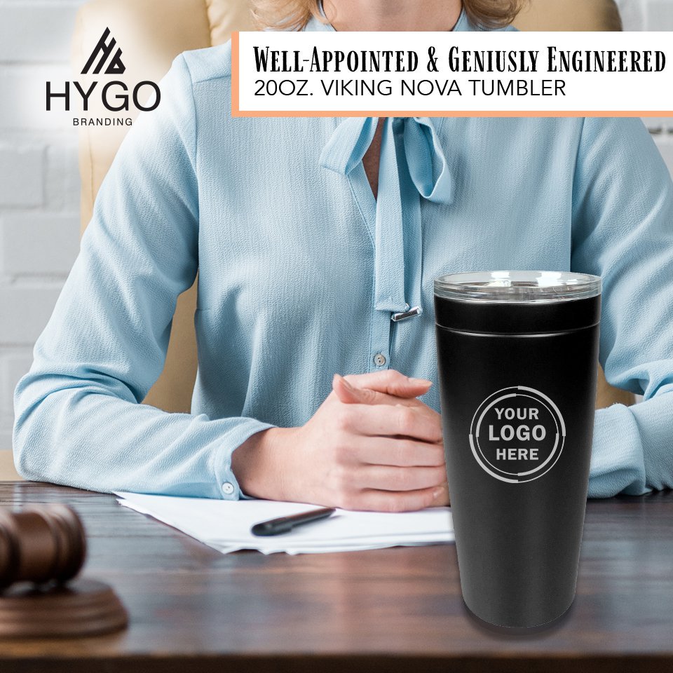 Hygobranding's tweet photo. Some like it hot, some like it cold, but all will appreciate this double-wall vacuum stainless steel tumbler with copper lining. Keep the legal team in your life full of hot coffee for close to 6 hours or quenched on something cold during any of those 24 possible billable hours. https://t.co/Ul0jEhTKbt