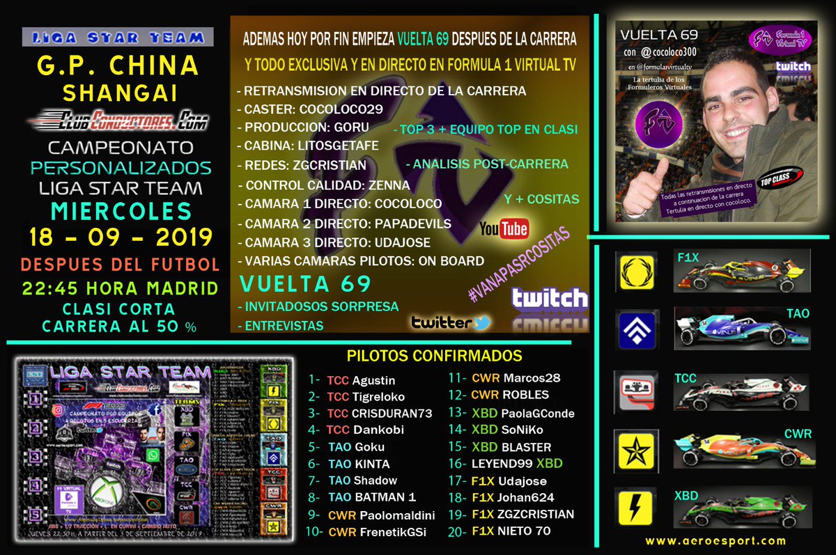 F1 Xbox e-Sport Team tweet media