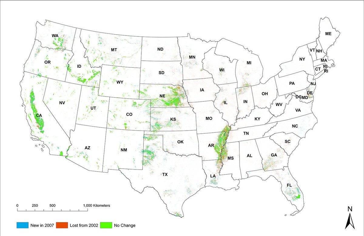 USGS_EROS's tweet photo. September 18 is World Water Monitoring Day.
EROS scientists use satellite data to produce a plethora of water monitoring tools, including these #MODIS-derived maps of irrigated agricultural areas in the U.S.
Learn more here:
https://t.co/Q711aN7nWf
#WorldWaterMonitoringDay https://t.co/7PxF6fYhmQ