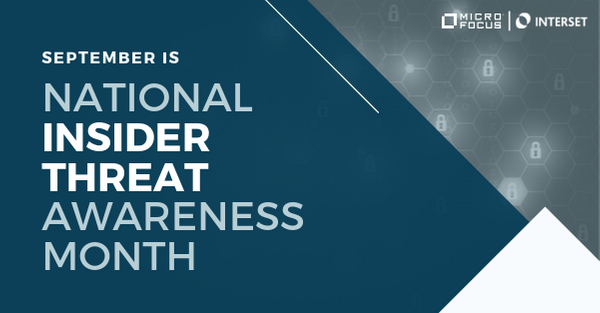 Sept is National #InsiderThreat Awareness Month. Unfortunately, insider threats are notoriously complicated. See how to stay on top of them in this #InfoSec blog by <a href="/IntersetAI/">Interset AI</a> CTO <a href="/eeksock/">Stephan Jou</a>: 
#InsiderThreat2019
 bit.ly/307Xlft #MyCompany