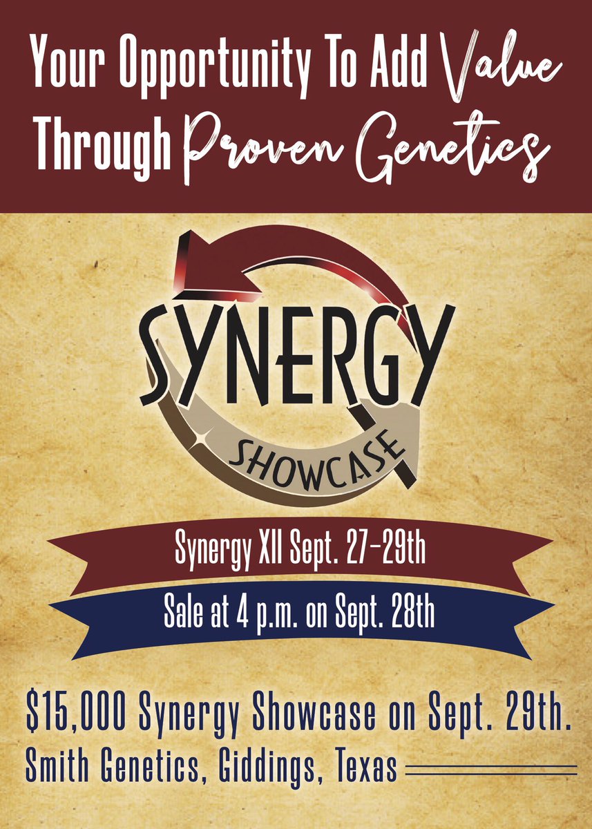 SmithGenetics's tweet image. Join us for a big weekend of SimGenetic Cattle, conversation and breed promotion, plus junior events. Get all the details at smithgenetics.com