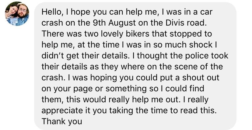 Our fans are the best!  Did you help this lady out and if so would you contact us please?