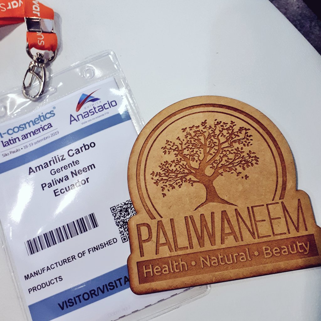 PaliwaNeem's tweet photo. Llegamos al @incosLatam.
Tenemos 2 días llenos de charlas sobre innovación y tendencia en el mundo de la #Cosmética https://t.co/nLhp2Av6Zb