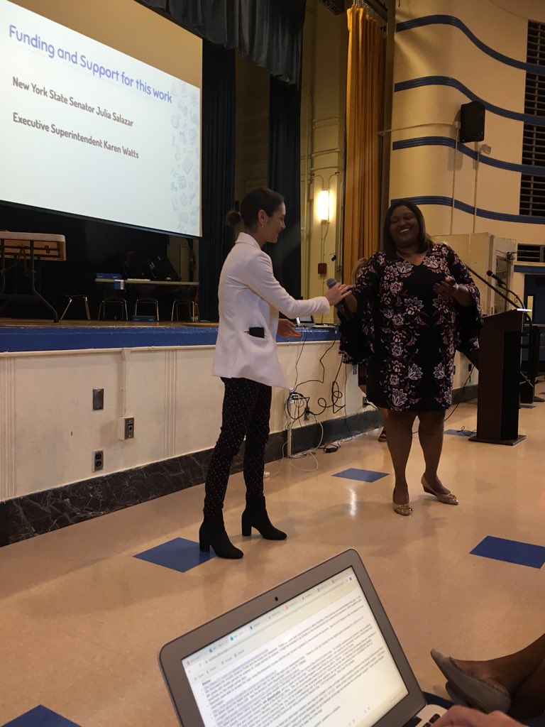 Marji Parker (@marjiparker) on Twitter photo #iSTEMday at Transit Tech! Excited to kickoff collaboration with STEM Champions from all over Brooklyn North. Also, it was incredible to hear from school presenters, @ExecSuptKWatts and have a visit from New York State Senator Julia Salazar
<a href="/leadershipSTEM/">STEM Leadership Alliance</a>
<a href="/NYCSchools/">NYC Public Schools</a> #iSTEMday at Transit Tech! Excited to kickoff collaboration with STEM Champions from all over Brooklyn North. Also, it was incredible to hear from school presenters, @ExecSuptKWatts and have a visit from New York State Senator Julia Salazar
<a href="/leadershipSTEM/">STEM Leadership Alliance</a>
<a href="/NYCSchools/">NYC Public Schools</a>