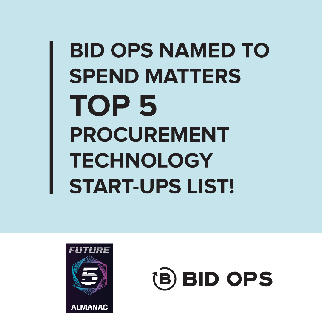 Arkestro's tweet photo. Bid Ops is thrilled to announce we have been recognized today as a Top 5 Startup changing the future of procurement by Spend Matters #BidOps #RunBetterBids #procurement #thankful #SpendMatters #Top5
https://t.co/3I4YU1Tr3Z https://t.co/eC4WndqrF8