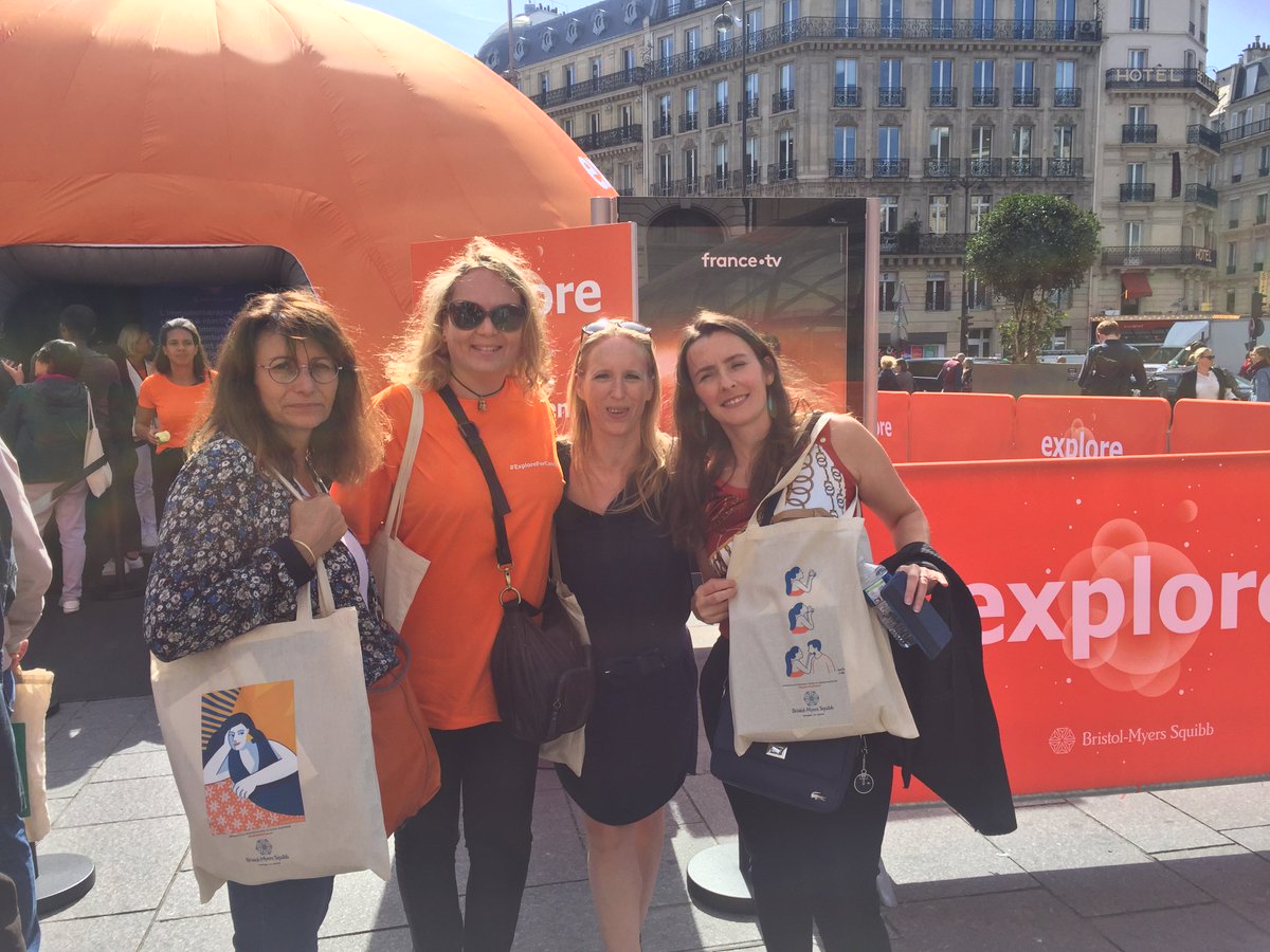 tester_jenna's tweet image. Une belle expérience nous attend à la gare St Lazare. Nous avons fait un tour ce midi pour mieux comprendre l&apos;immunothérapie #ExploreForCancer #bmsemployee