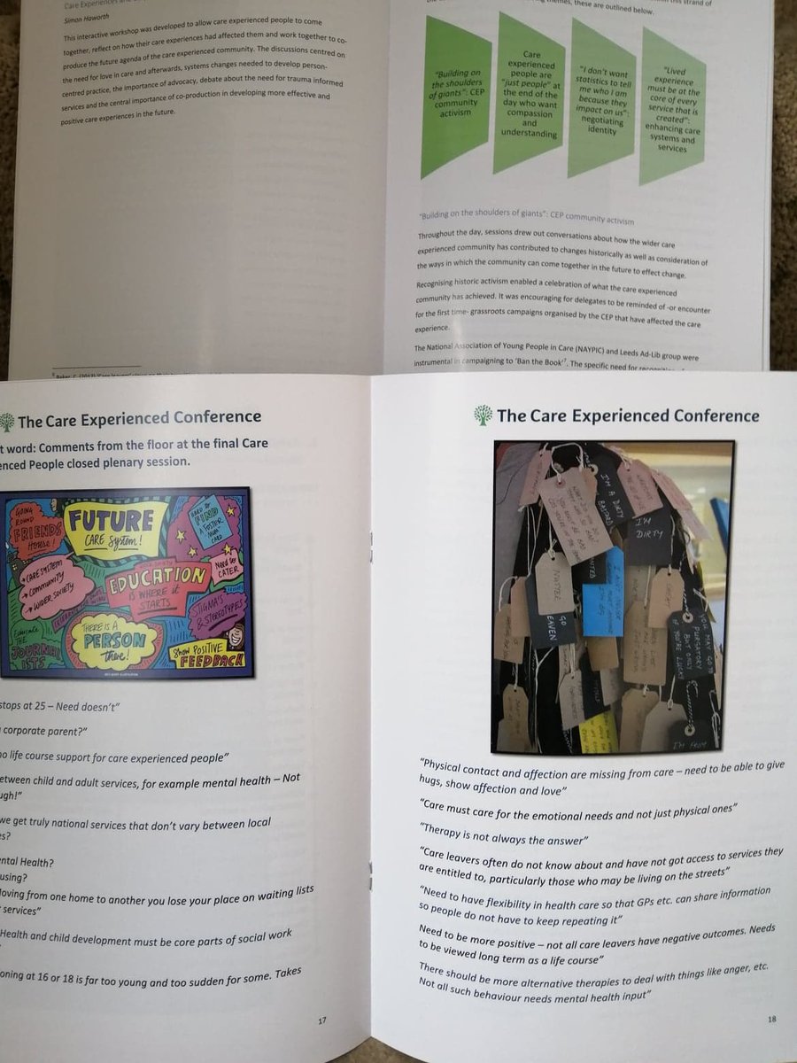IDickson258's tweet image. Our CareExpConf conference reports are back from the printers now! They look great, a credit to our team. We're just finalising a date to publish on line within the next few weeks. They'll be able to be downloaded free of charge via Facebook, Twitter or careexperiencedconference.com