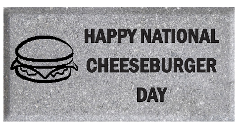 PolarEngraving's tweet photo. We hope everyone has an abundance of cheeseburgers today to celebrate national cheeseburger day!
// #nationalcheeseburgerday #brickcampaign #memorialbricks #brickfundraiser #engravedbrick #fundraisingbricks #brickengraving #memorialengravers #engravedpavers https://t.co/1P5bgmdnsK