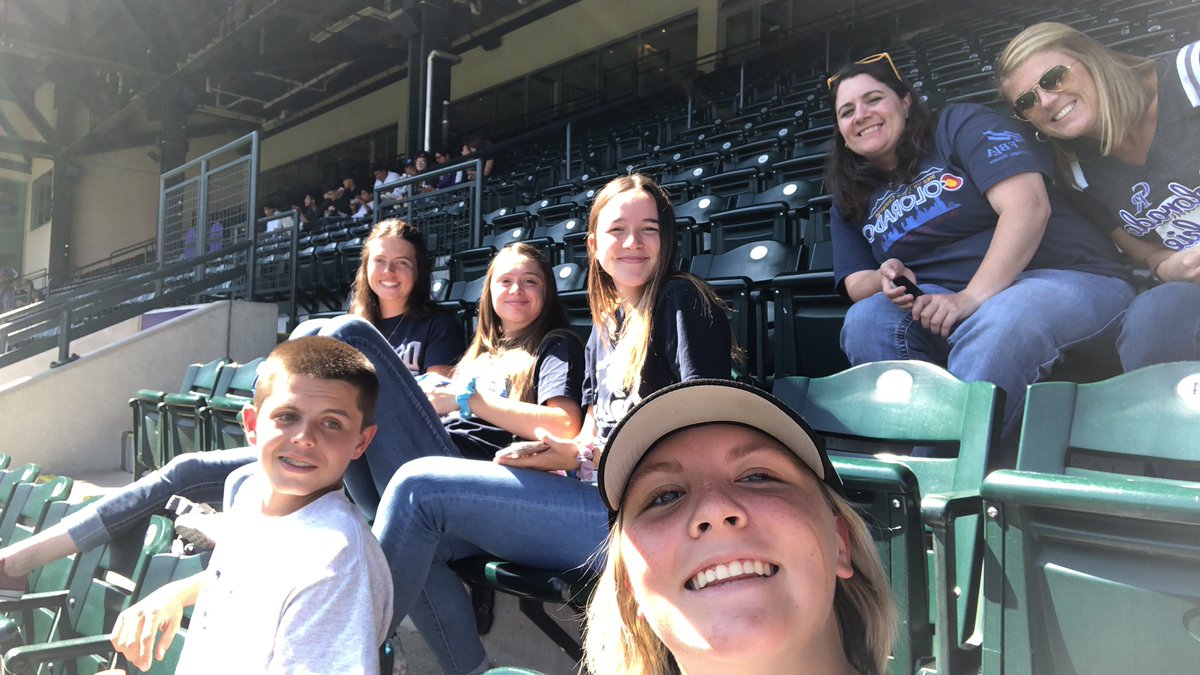 PVBroncoFBLA's tweet photo. Rockies game fun! Can't wait to watch #ILoveCoorsField https://t.co/QphA0ubvyO