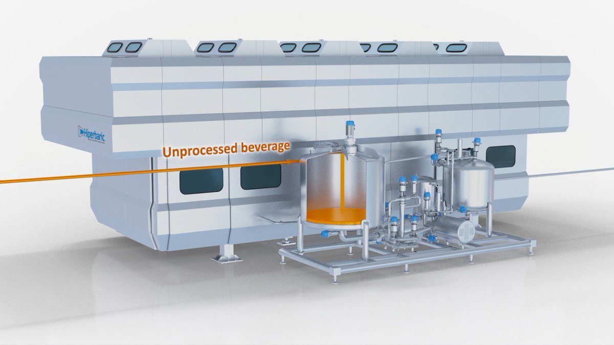 HiperbaricHPP's tweet photo. French company #AteliersHermesBoissons will be the first to have the innovative @HiperbaricHPP #BulkTechnology. A global innovation for the larger production of #HPPbeverages. Beverages are processed in bulk before bottling, unlike classic #InPack HPP. https://t.co/KcU584AqtX https://t.co/Au7cTRDszf