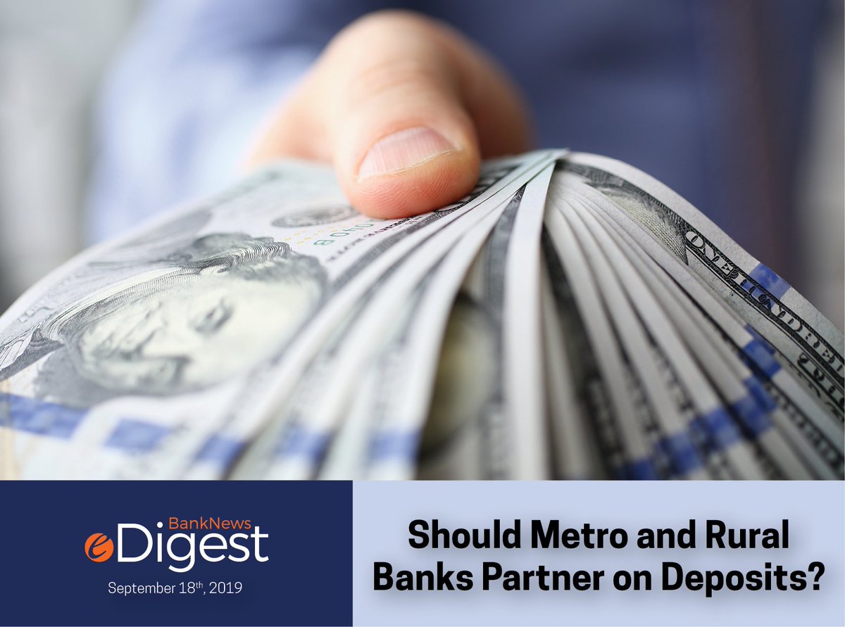 As the M&amp;A market heats up, can rural #banks help metro #acquirers maintain #deposits? bit.ly/2m0RYvk
#ruralbanks #maintaindeposits #BankNews