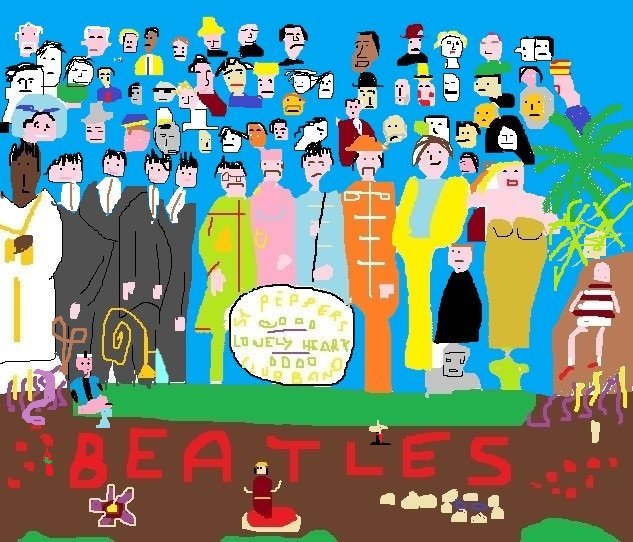 albumsdrawnbad's tweet photo. @JohnMeddUK Not yet.... I'm still recovering from trying to incorporate all the detail when doing Sargent Pepper's... https://t.co/iRZYFtM9vS