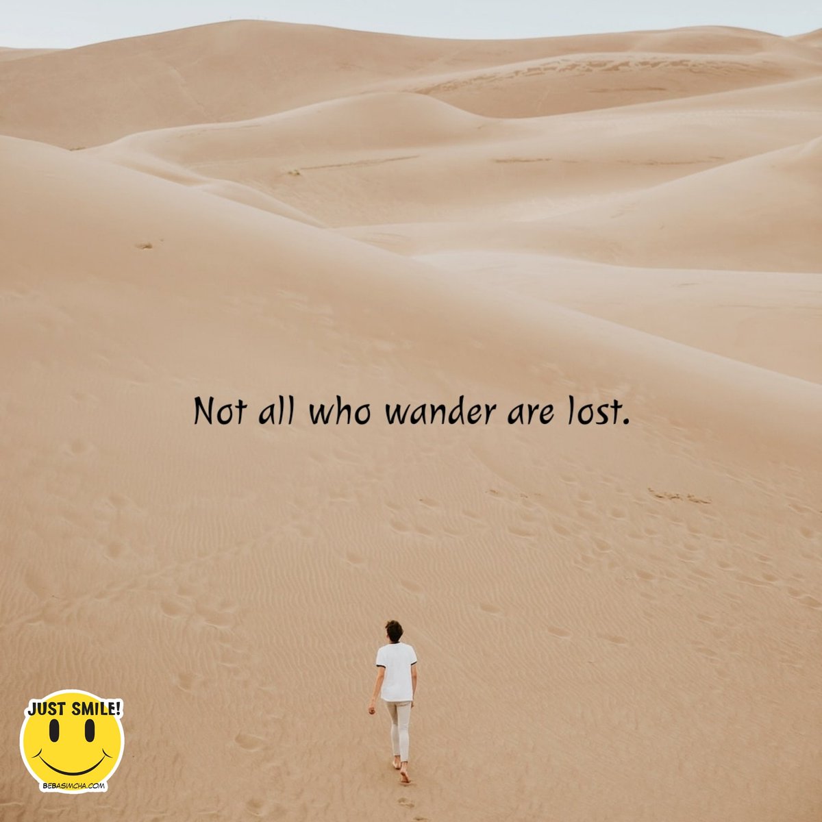 BeBasimcha's tweet photo. Not all who wander are lost.
.
.
.
#Positive #Life #Love #KeepGoing #KeepShining #KeepSmiling #StayStrong #BePositive #BeBasimcha #LifeQuotes #PositiveQuotesDaily https://t.co/mWBrYpi3XD