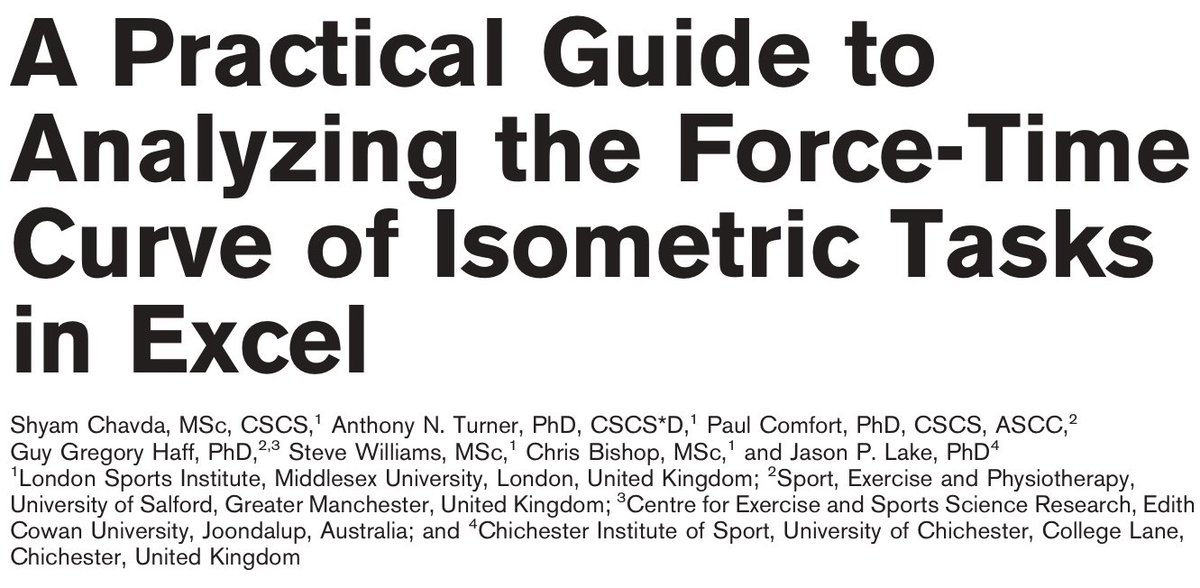 shy_2tweet's tweet photo. Analyzing the FT Curve in Excel for Isometric tasks 

▶️Overview of methods of analysis
✅Recommended protocols and variables
📈Excel functions to auto analyse FT data

Thanks to all the co-authors 🙏🏽

Article and macro enabled spreadsheet available on RG

https://t.co/QkL3ZGAb6D https://t.co/Lk2hT3qGLy