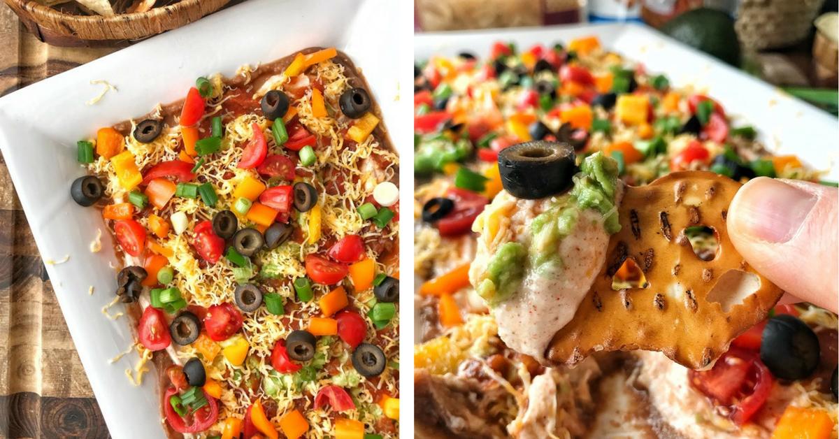JodiDanenRD's tweet photo. #sponsored This layered taco dip recipe has fewer calories and fat compared to other versions of this traditional chip dip, but keeps all the flavor!
The perfect appetizer ... https://t.co/J7UsVIJTqp #timetocrunch @pretzelcrisps @latejulyorganic #gamedayappetizer #tacodiprecipe https://t.co/BVChMxWRIS