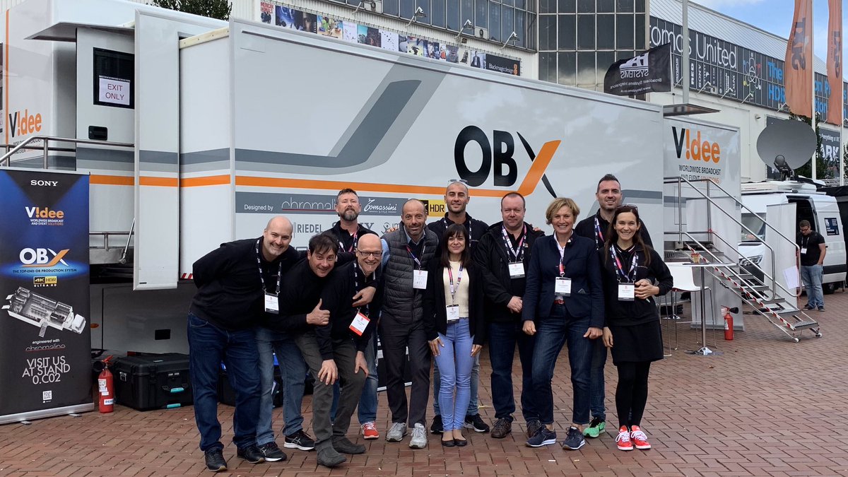 ChromalineS's tweet photo. A special shout-out to our “partner in crime” Videe S.p.A. who not only believed in us, but also jumped with us on this amazing adventure of IBC2019 and choose to make the difference together! #IBC2019 #ibc #broadcasting #systemsintegration #chromaline #videe #makingthedifference https://t.co/ULf4GMunTC