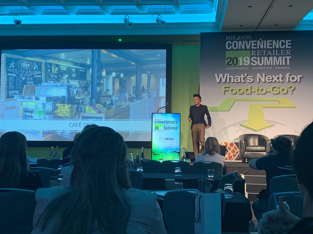 IFCRmag's tweet photo. Our Keynote Speaker @damekellyholmes is killing it on stage at the #ICRSummit right now ๐คโจ #NothingIsImpossible #WhatsNextForFoodToGo https://t.co/m61F0SeoL7