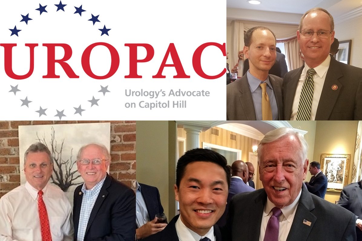 TheAACU's tweet photo. #UROPAC representatives have met with key legislators this month - House Majority Leader Steny Hoyer (D-MD), Rep. Buddy Carter (R-GA), and the newly-elected Rep. Greg Murphy, MD - the second urologist in Congress! @kvnkoo @RepBuddyCarter @LeaderHoyer @DrGregMurphy1 https://t.co/v3KRSTYVma