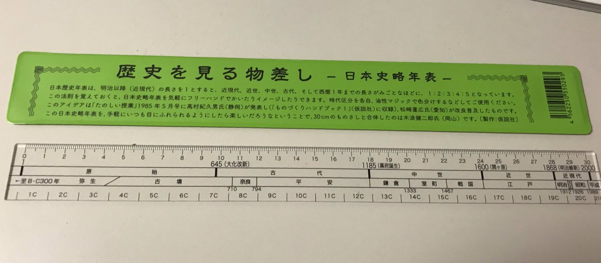 でんがみ 今日 京大博物館のミュージアムショップでみつけて 秒で買った ものさし見て 物差し と思いきや日本の 歴史の長さが計れるんだぜ でんがみ 今日 京大博物館のミュージアムショップでみつけて 秒で買った ものさし見て 物差し と思いきや日本の 歴史の長さが計れるんだぜ
