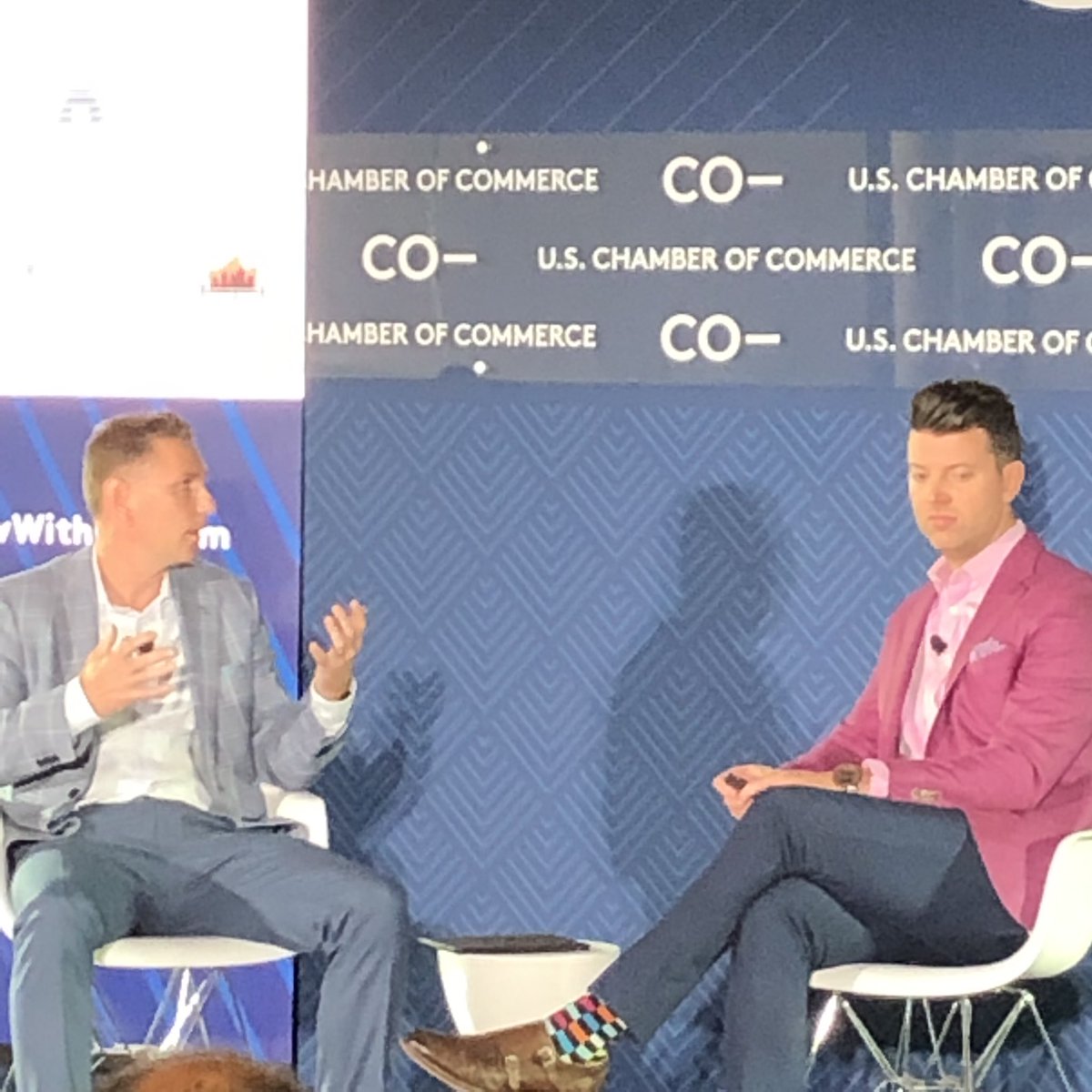 david_hammar's tweet photo. @kstpSteve interviews metlife’s John Modica on what today’s workforce looks for in a #smallbiz employer and how to create a culture that works! #COforumSLC https://t.co/TSSRrb1PoV