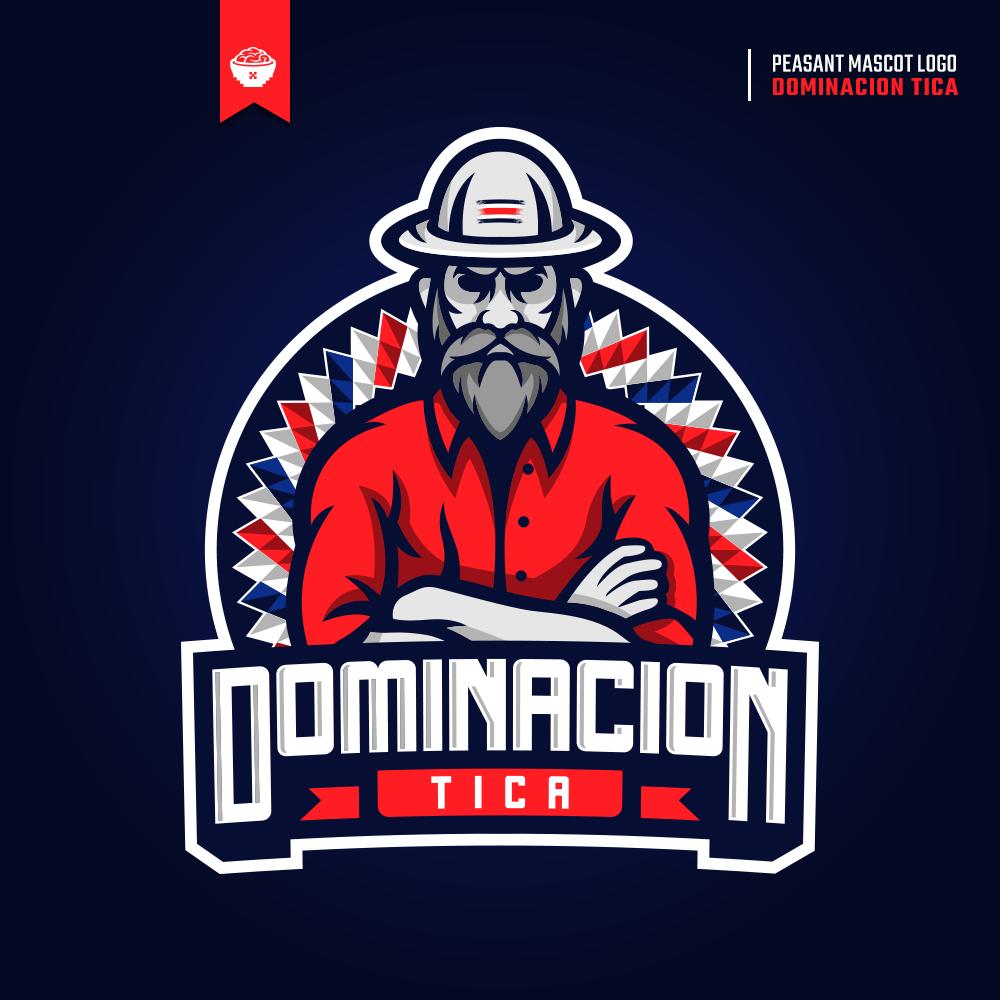 cocoxpixel's tweet image. Dominación Tica 🇨🇷 Mascot Logo #LogoDesign #logos #logodesigner #eSports #gaming #GraphicDesign #sportslogo #illustration