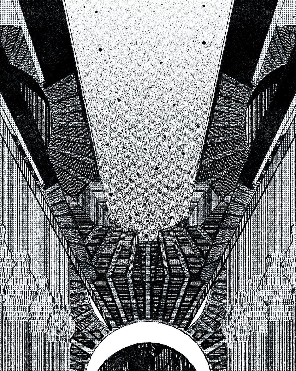 I'm really happy to show my next print release "The Invisible Temple" - my first personal screenprint, which will be available tomorrow (09/19) at 18:00 (CEST)!⁣⁣
⁣⁣
#screenprint #artistsontwitter 
⁣⁣ 