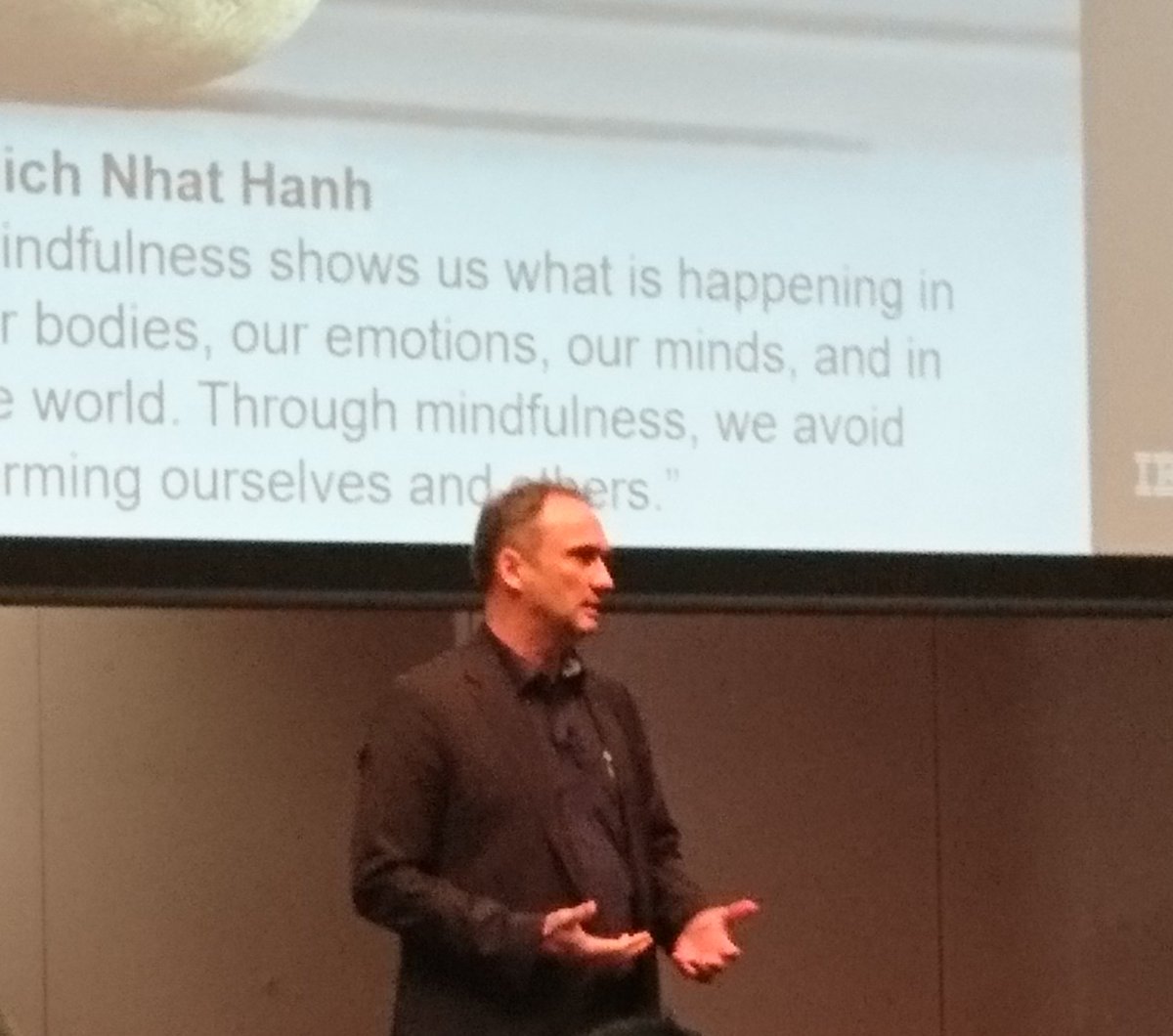 DerExperte's tweet image. .@MarcusPiet mit Vortag &quot;Digitalisierung fordert Achtsamkeit&quot;. #IBMautomation #IBM