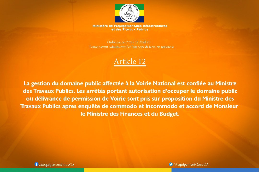 Ministère de l'Équipement, Infrastructures et TP tweet media