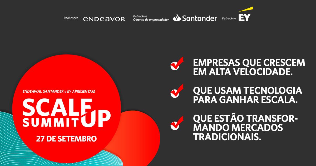 ABVCAP's tweet image. No Scale-Up Summit 2019, você tem a oportunidade de ouvir mais de 20 empreendedores à frente das empresas que mais crescem no Brasil, como Creditas, Loft, Amaro, Pantys e mais, dividindo práticas de gestão e liderança. Inscreva-se para a transmissão online endeavor.org.br/scaleup-summit…