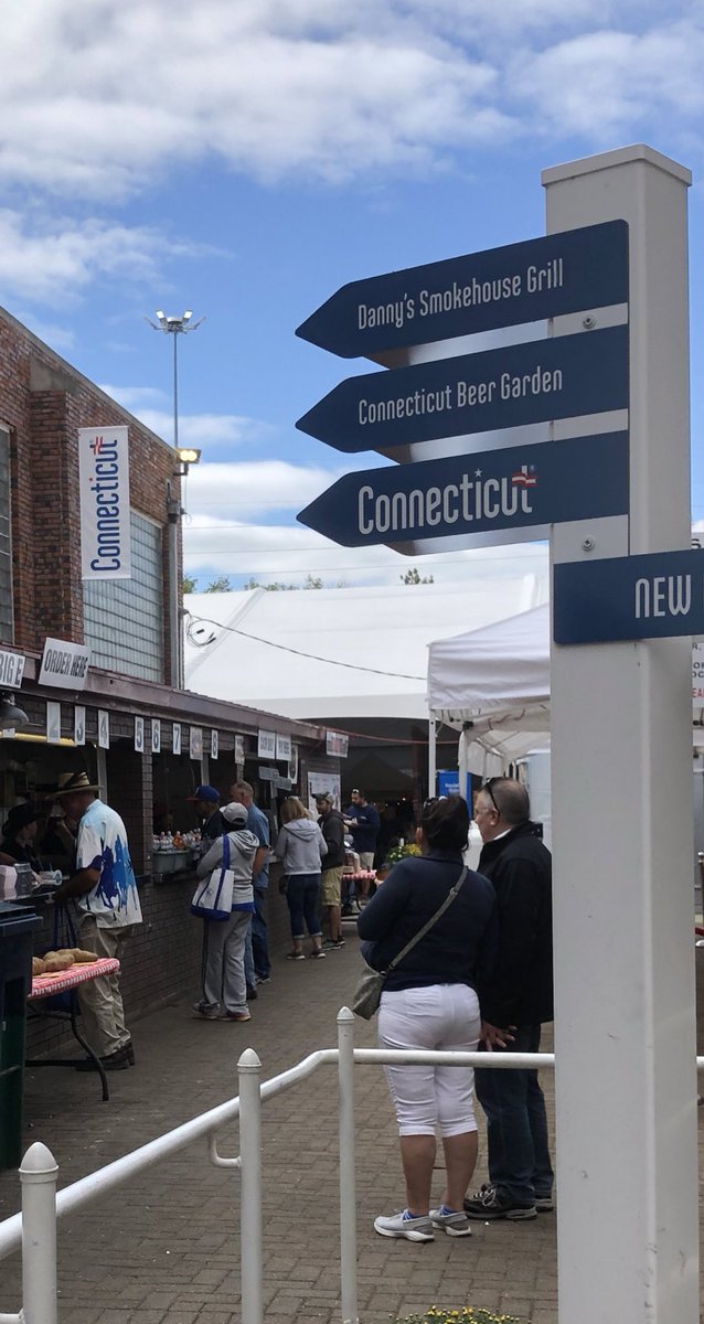CTvisit's tweet photo. We’re kicking off #CTDay at @TheBigEFair — follow along throughout the day to see some of the vendor at this year’s Connecticut Building. #CTvisit https://t.co/NajzyNgi8Q