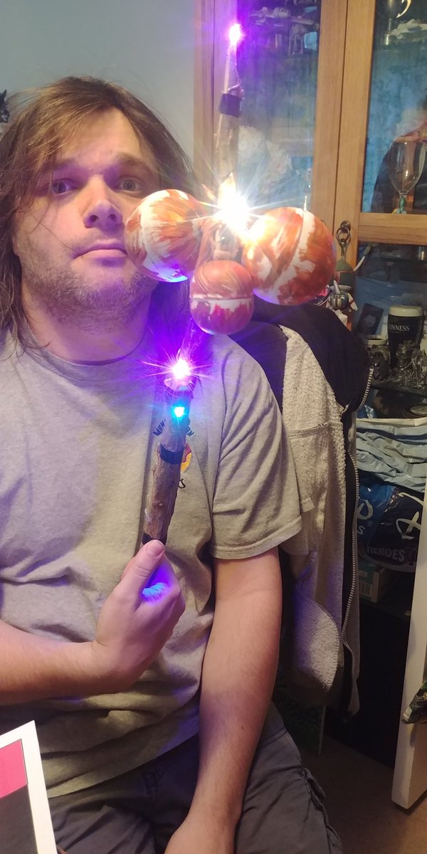 run4ftfd's tweet photo. @socialshazza will have a nice light up staff for Rafiki for the 5k (modelled by @Cubey00) please sponsor us by heading to https://t.co/5Qhy1gRf6M to help us raise money for @FeeltheForceDay https://t.co/AtDpWeLmU5