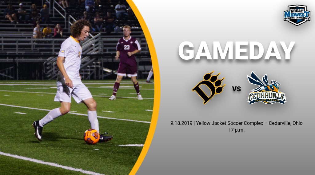 .<a href="/ODU_MensSoccer/">ODU Men's Soccer</a> opens <a href="/GreatMidwestAC/">Great Midwest</a> play TODAY traveling to Cedarville with kickoff at 7 p.m.