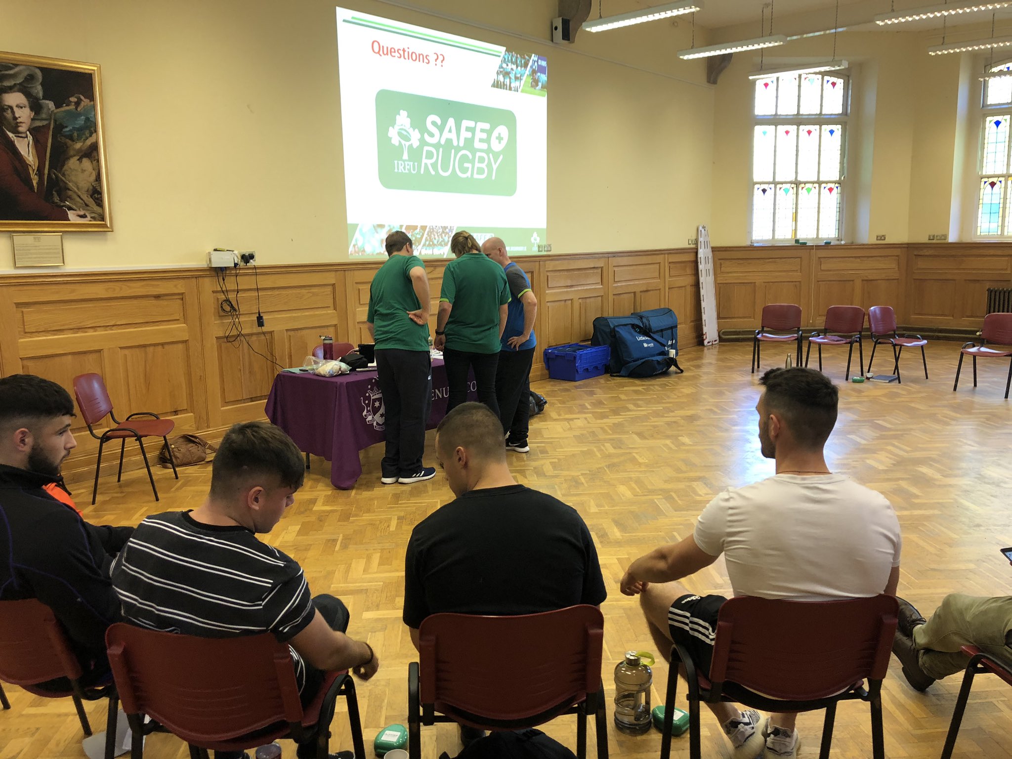 Terenure College on Twitter "Coaches and staff doing the IrishRugby