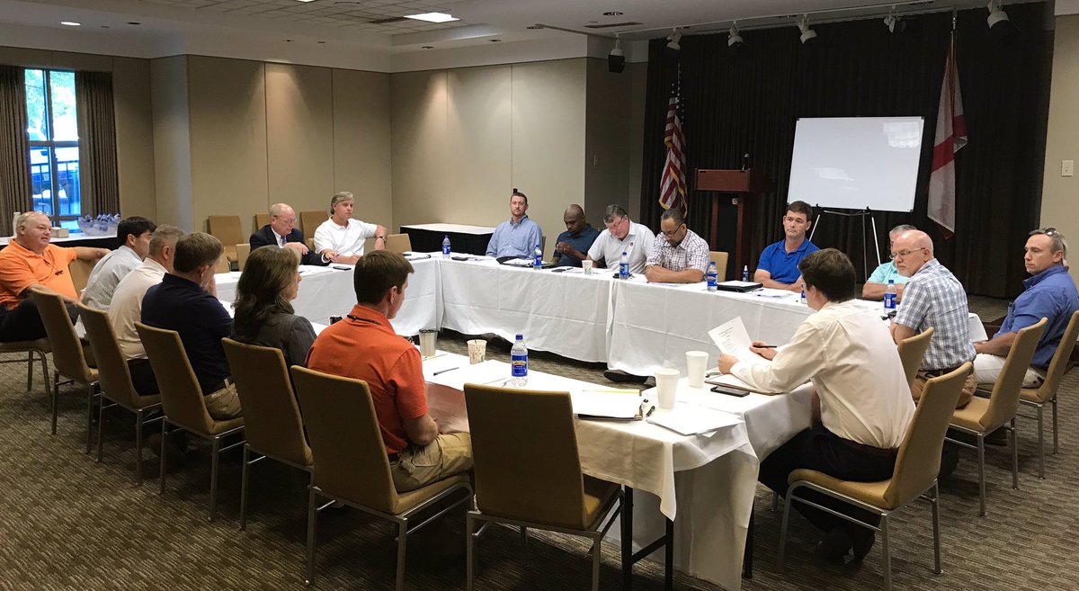 AlabamaCounties's tweet photo. Our affiliate legislative meetings continue today with our Engineers’ Legislative Committee, whose members are in Montgomery to discuss goals and strategy for the 2020 session. #alpolitics #67Counties #OneVoice https://t.co/QsNrQ2Trze