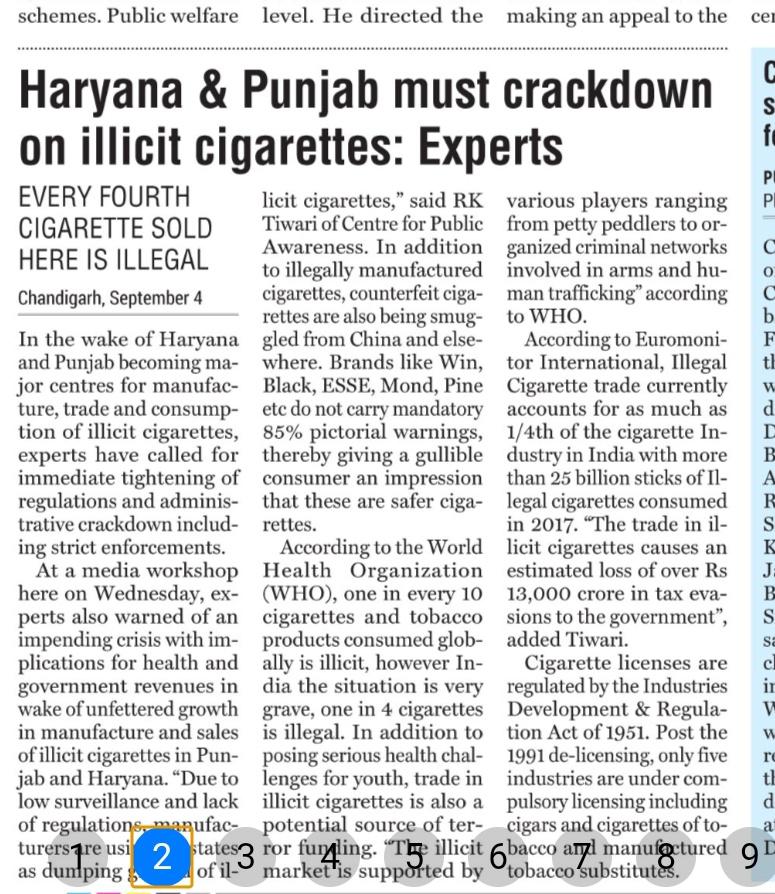 StopIllicit's tweet photo. Our #StopIllicit media campaign at #Chandigarh reached its goal of spreading awareness amongst the masses.
Glad to share that some esteemed publications came out & helped us in highlighting the issue.
#Killicit
@mlkhattar @capt_amarinder @PunjabGovtIndia https://t.co/t1loAes6UG