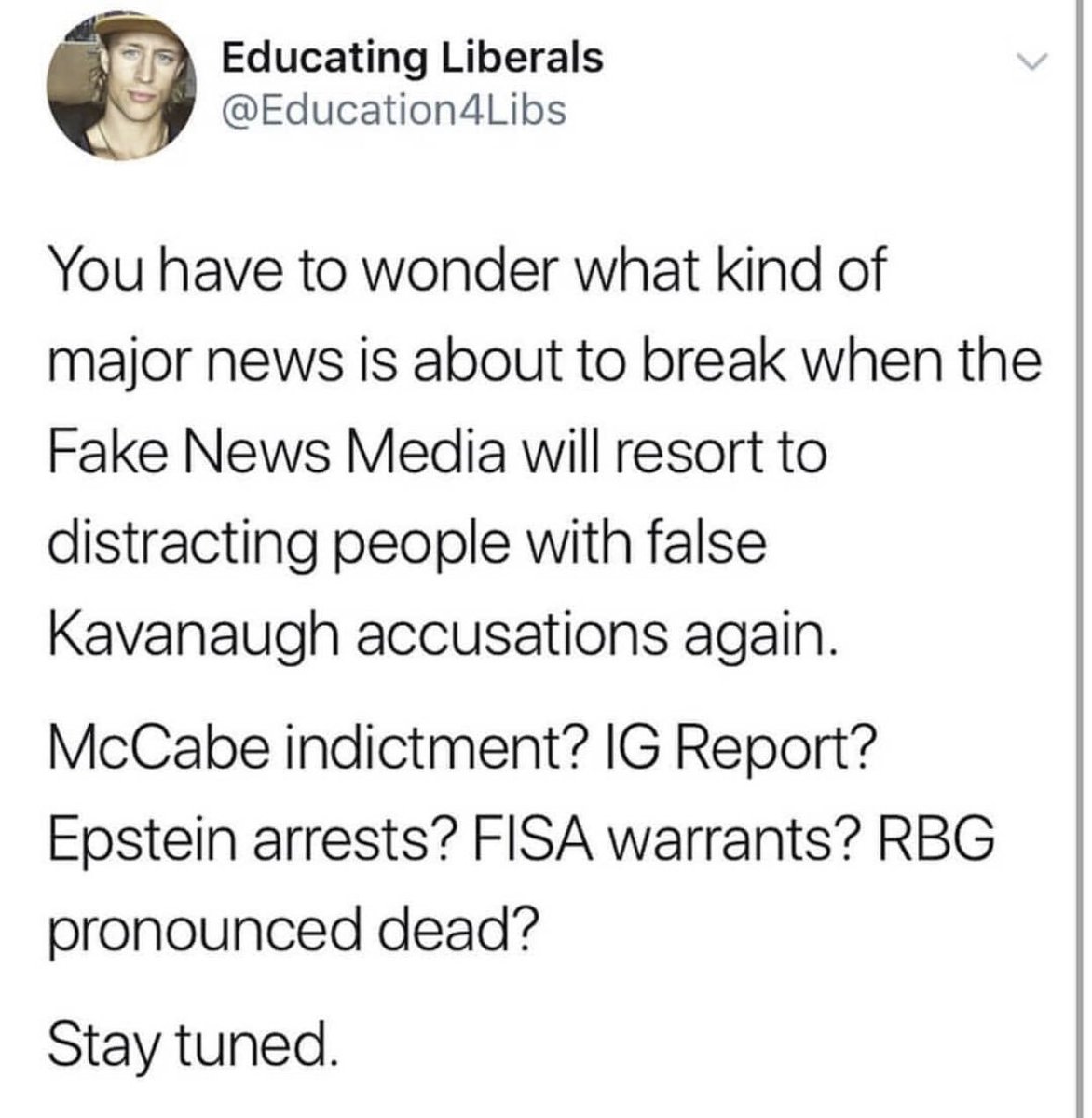 bostonuniv1987's tweet image. #KavanaughSmear #Diversion #MSM sucks