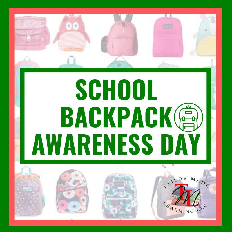 TMLearn's tweet photo. It's "School Backpack Awareness Day!" Join TML, therapy practitioners, educators, and students across the country as we help others Live Life To Its Fullest by avoiding the pain and injury that can come from heavy backpacks and bags. https://t.co/uVngmwax6E