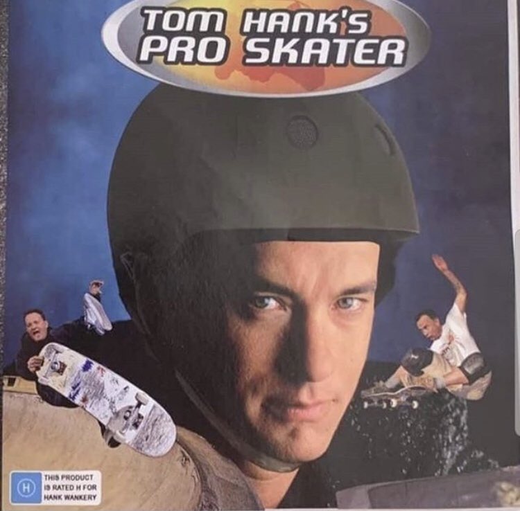 Tom Hanks was once considered to take the lead of the tony hawk franchise but turned down the role stating “I don’t know anything about skateboarding”