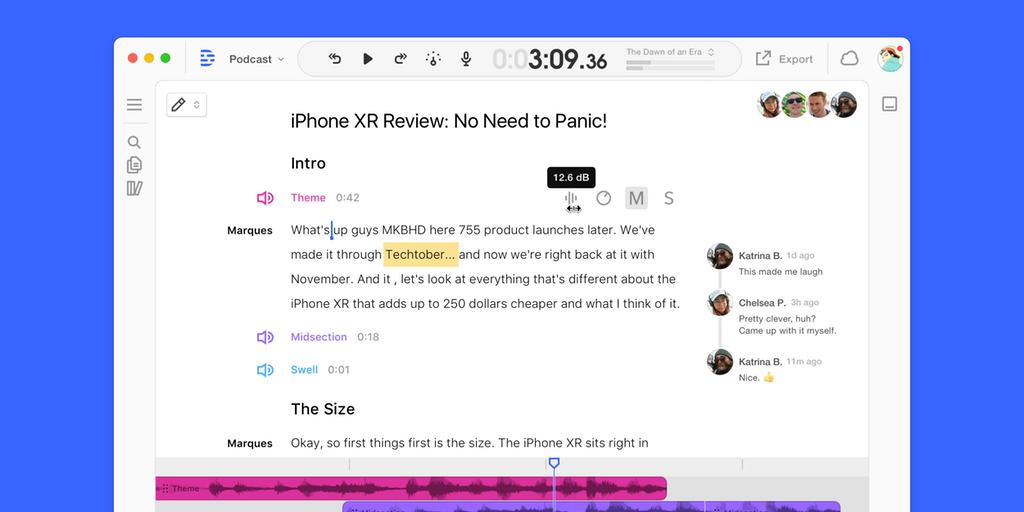 joshuaanderton's tweet photo. My jaw literally dropped while watching this promo video. Total game changer. 

Descript Podcast Studio: It's how you make a podcast. https://t.co/lH91ANl3Bz via @andrewmason https://t.co/4msUh6PnRK