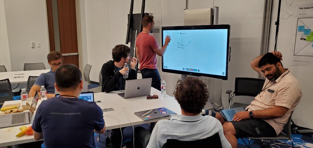 WebexDevs's tweet photo. Our #Hackers are hard at work in a 24hr marathon! Utilizing devices, 3rd party integrations and their wits the competitive spirit is high! Can’t wait to see the awesome solutions tomorrow! 💪☕✅ #CognitiveWorkplaceTransformation #Meraki #Cisco #Webex #BringMoreCoffee #LetsDoThis https://t.co/cETrbMd2su