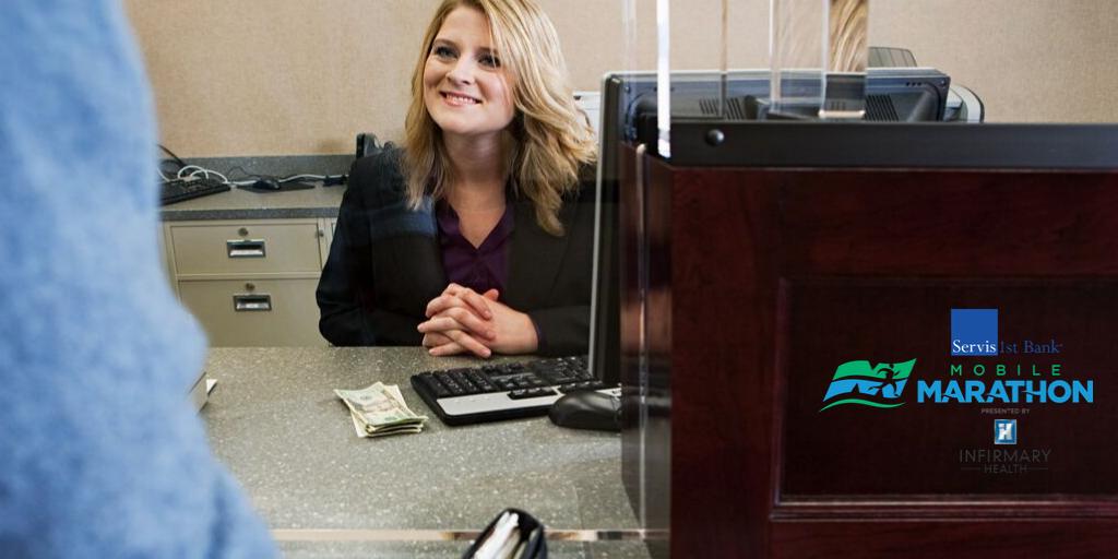 marathon_mobile's tweet photo. A big shout to ServisFirst Bank for being a proud sponsor of the Mobile Marathon! ServisFirst Bank offers personal and private banking as well as mortgage lending. Check them out today!
https://t.co/9p2WbHb9WR https://t.co/DFlAgeRGJm