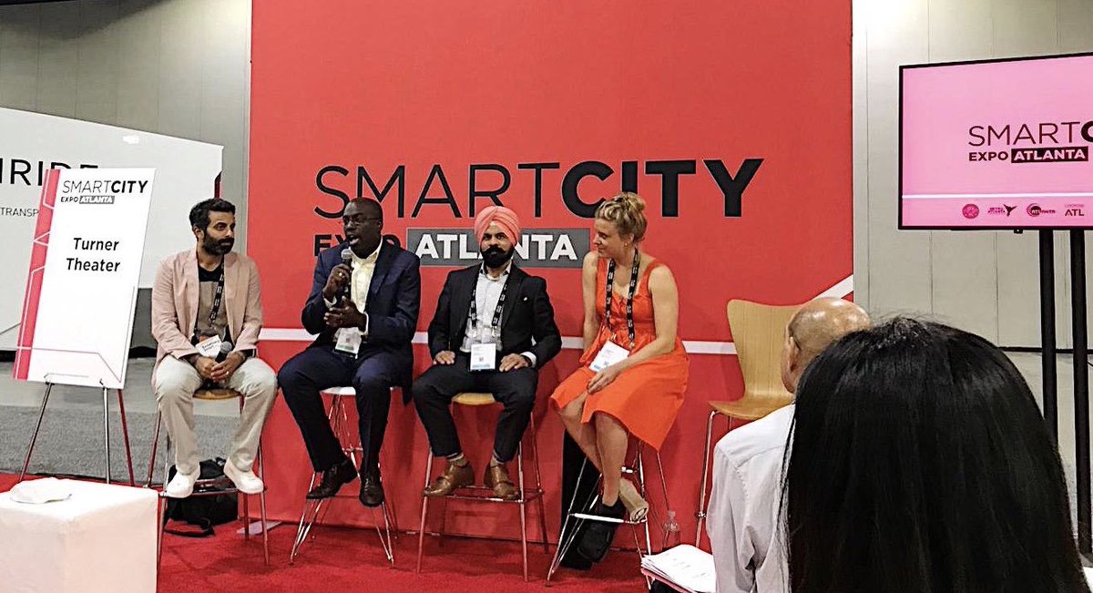 Voatz's tweet photo. Big thanks to @SmartCityATL for the opportunity to discuss #data, #democracy and the future of #identity at #SCATL last week. We especially enjoyed witnessing how communities are making their cities accessible. Hats off to @karentamley @stonewallvoice @NYCCalise @G3ict! https://t.co/OdoA9nCutP