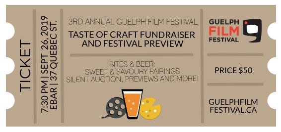 DowntownGuelph's tweet photo. Next week! A @GuelphFilm fundraiser and festival preview featuring @tasteofcraft at @eBarguelph https://t.co/bKQCW3YTFs