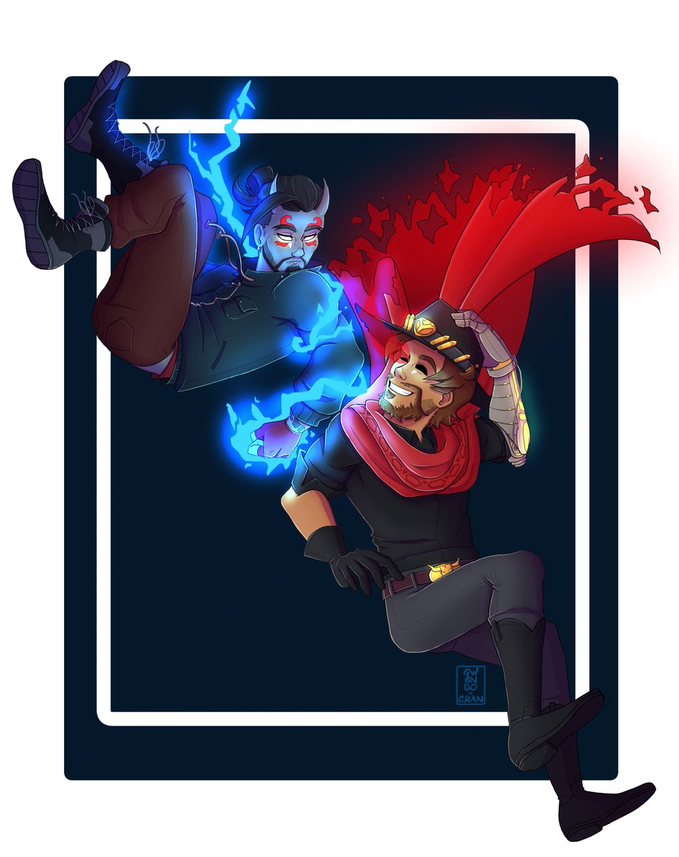 ChanGwendo's tweet photo. I love these two, they are so cool (and the artist even more)β€οΈI hope I drew them correctly !π Go reading "2 demons" !
#digitalart #illustration #drawing #dilfosaur #Mchanzo #overwatch #2demons #hanzo #McCree https://t.co/3LQ9Auu4aO