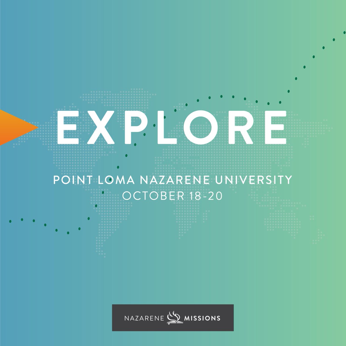 Are you ready to take the next step to serving in missions? Global Missions will be hosting Explore at Point Loma Nazarene University October 18-20. Learn more and register at nazarene.org/mobilization-e…!