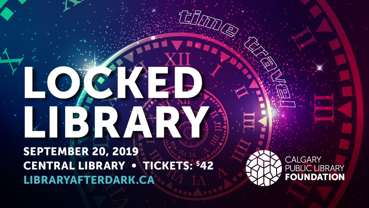 calgarylibrary's tweet image. Are you ready for @Beakerhead? The festival starts today, and we can't wait to see what wonders are in store! If exploring the Library is on your list of things to do, don't miss @LibraryFdnYYC's #LockedLibrary. Tickets are still available: bit.ly/2ZLi57X #yyc